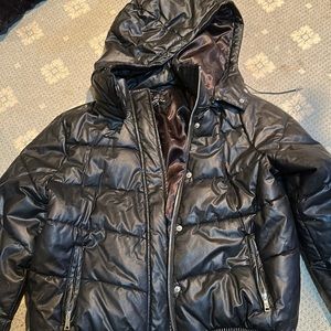 Generation love vegan leather Bomber